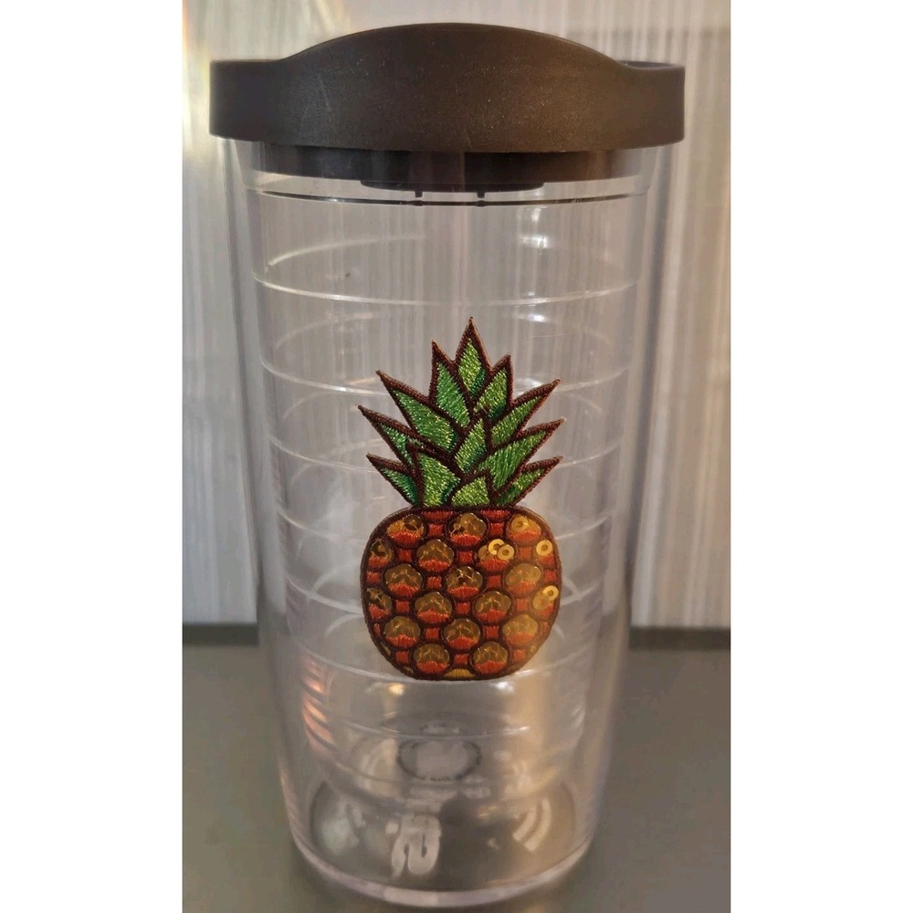 Tervis Pinapple Expression 16oz Tumbler/Lid BPA Free Dishwasher/Microwave‎ Safe